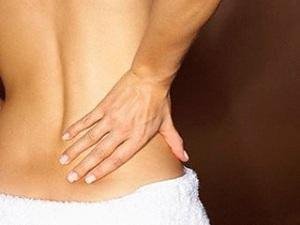 Může být problém v dolní části zad